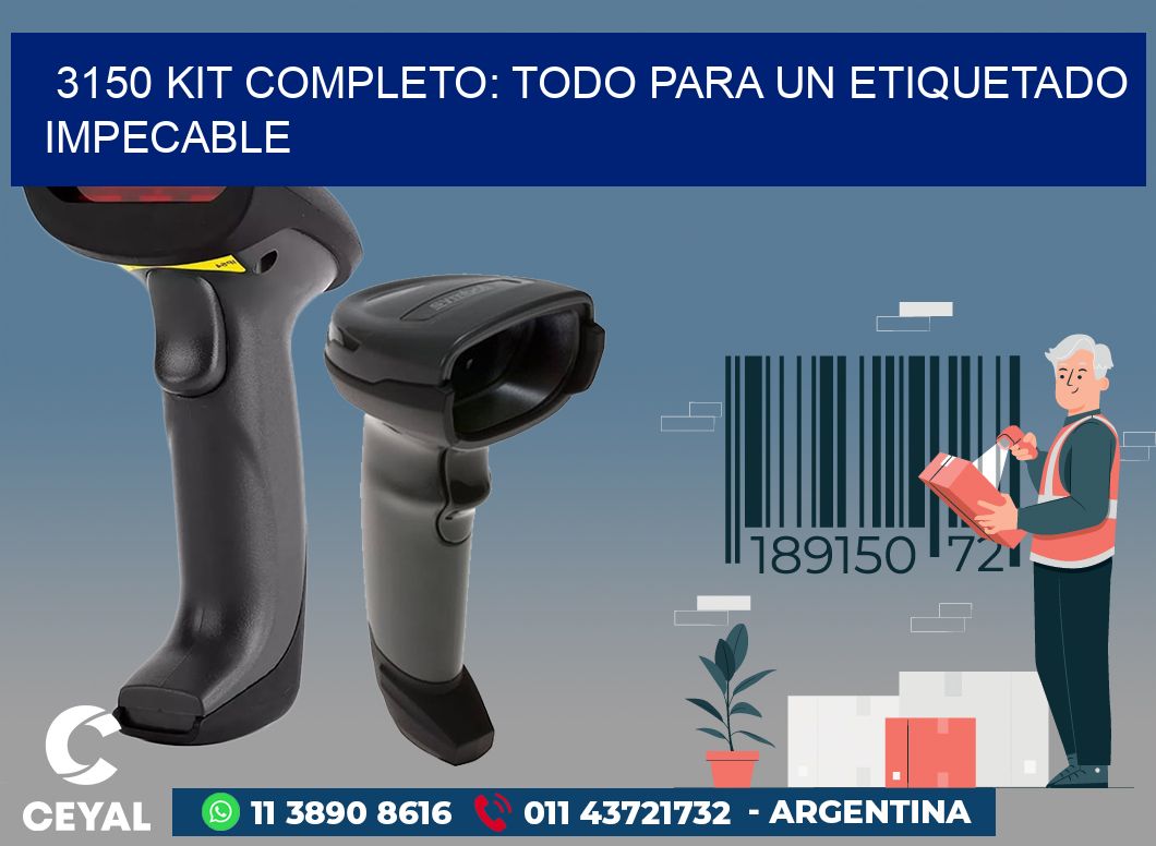 3150 KIT COMPLETO: TODO PARA UN ETIQUETADO IMPECABLE
