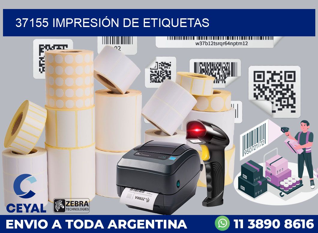 37155 IMPRESIÓN DE ETIQUETAS