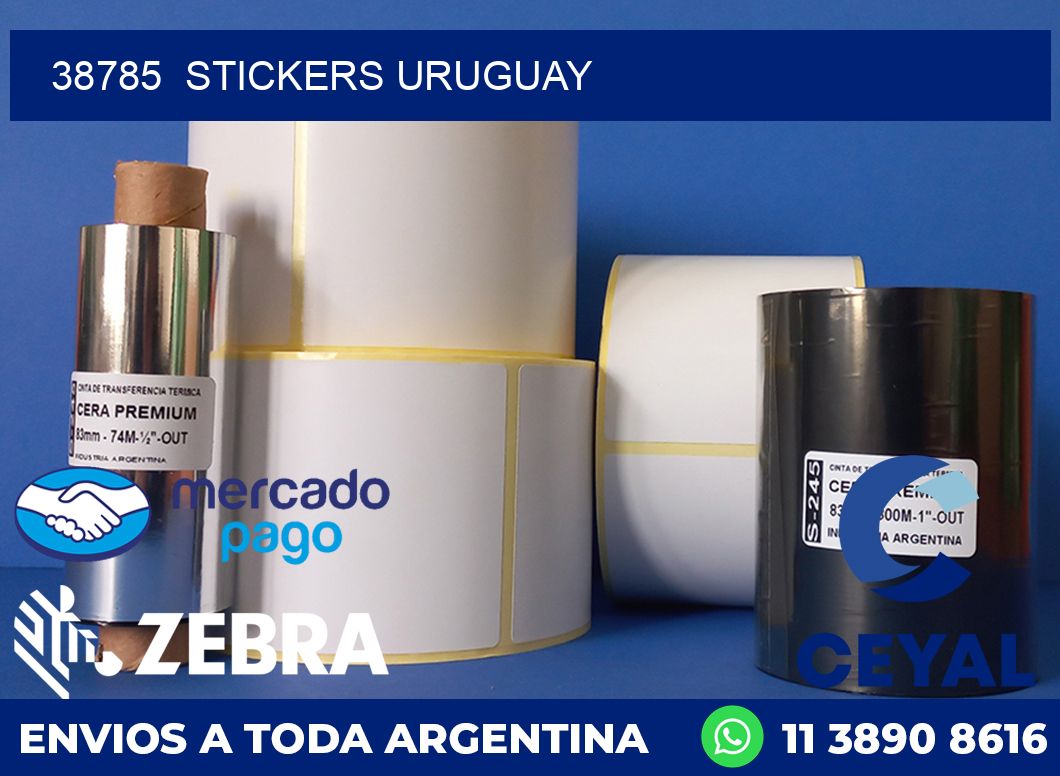 38785  STICKERS URUGUAY