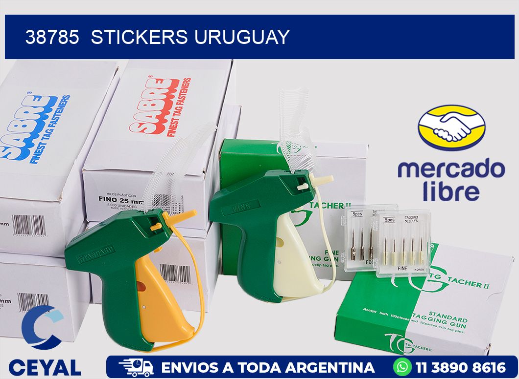 38785  STICKERS URUGUAY