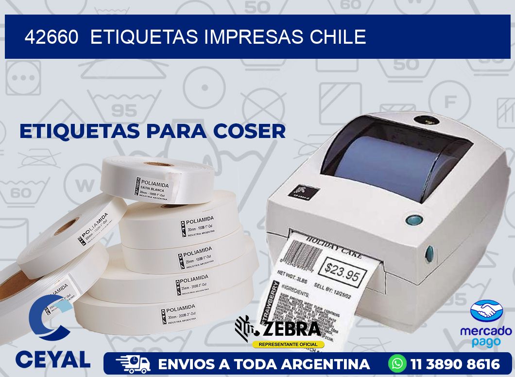 42660  ETIQUETAS IMPRESAS CHILE