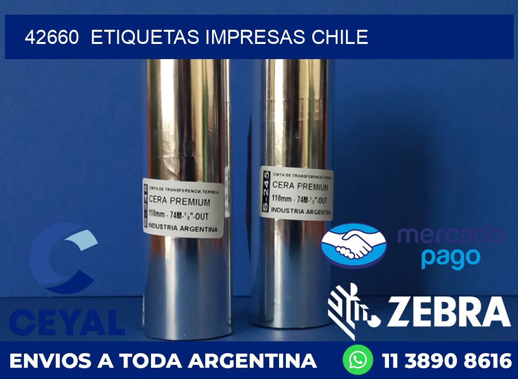 42660  ETIQUETAS IMPRESAS CHILE