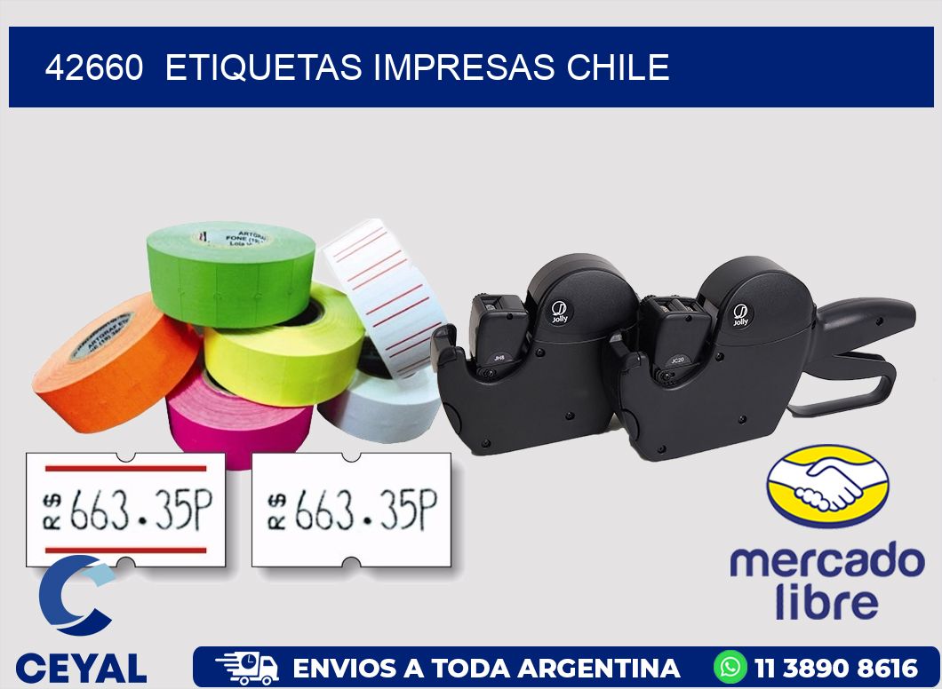 42660  ETIQUETAS IMPRESAS CHILE