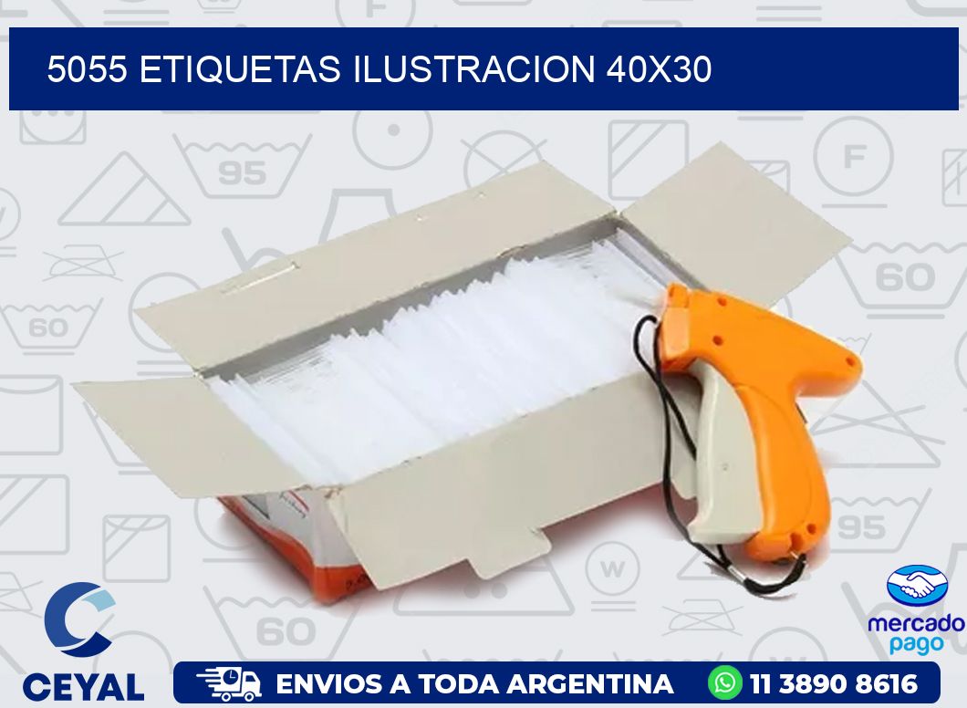 5055 ETIQUETAS ILUSTRACION 40X30