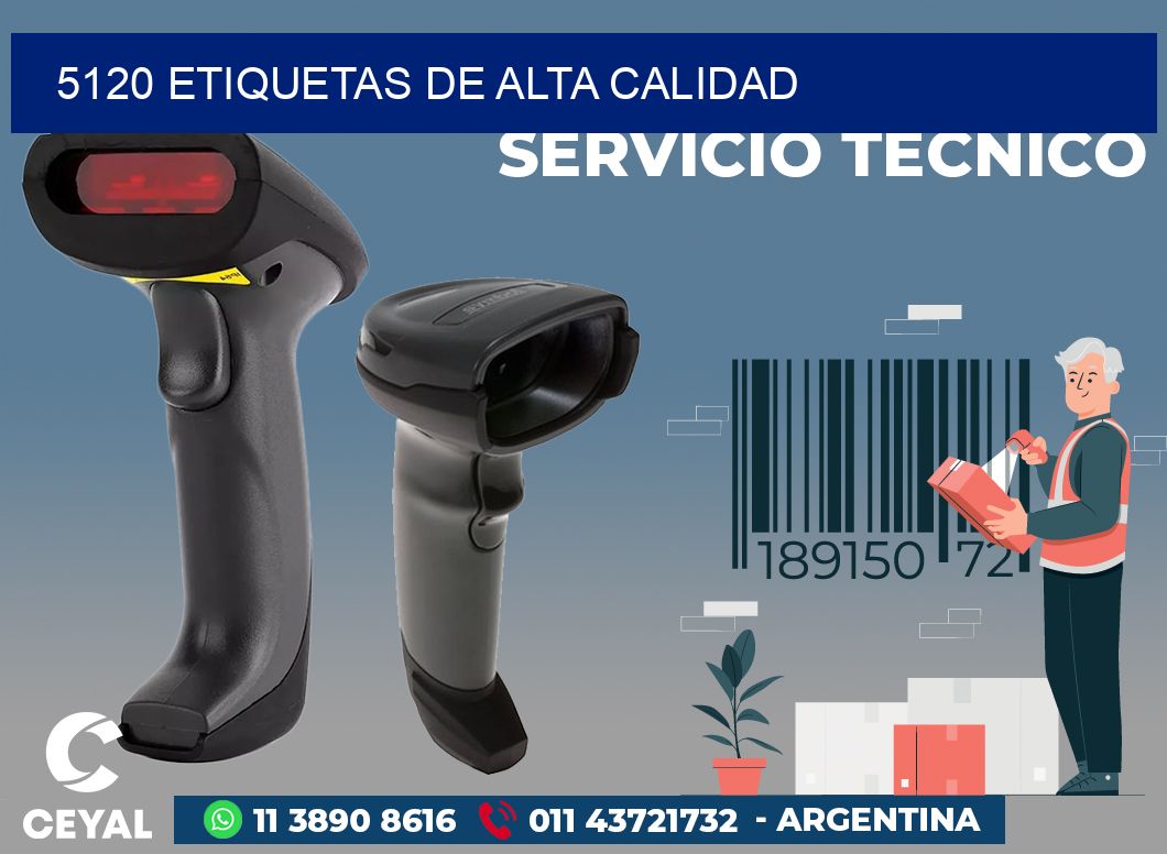 5120 ETIQUETAS DE ALTA CALIDAD