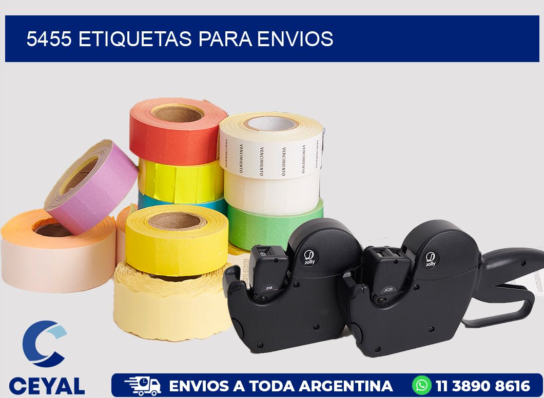 5455 ETIQUETAS PARA ENVIOS
