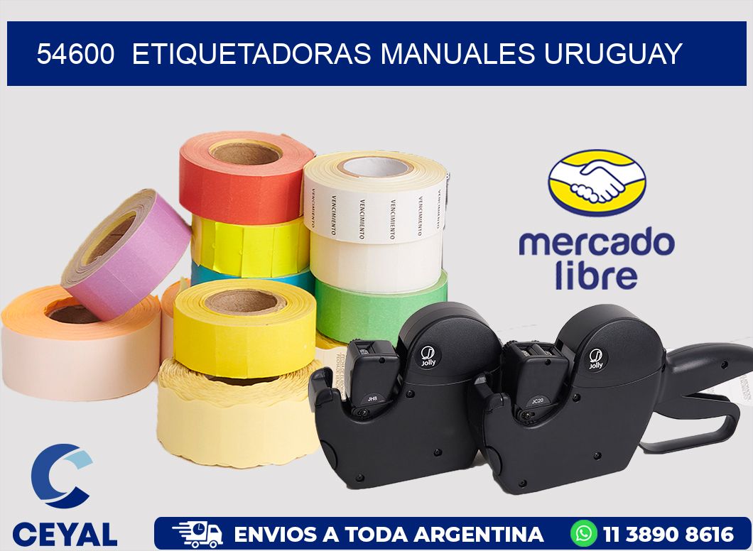 54600 ETIQUETADORAS MANUALES URUGUAY