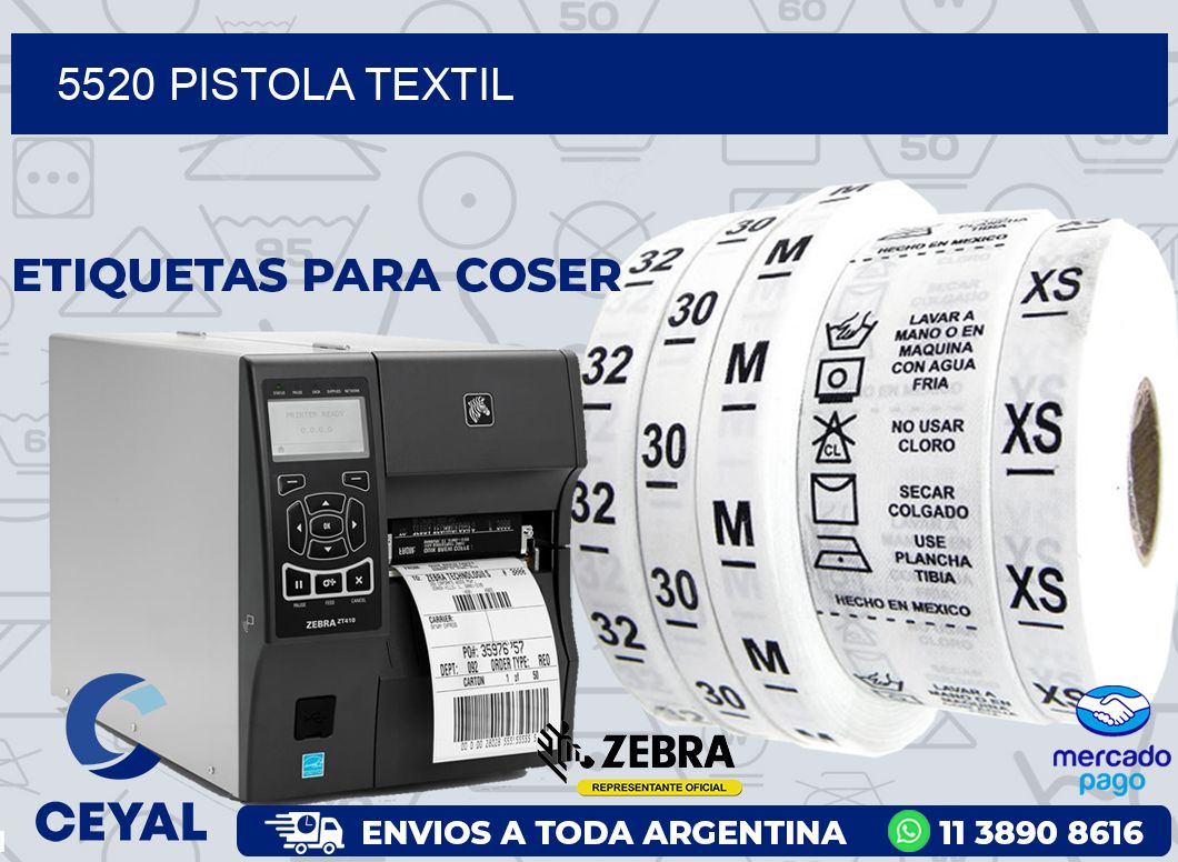 5520 PISTOLA TEXTIL