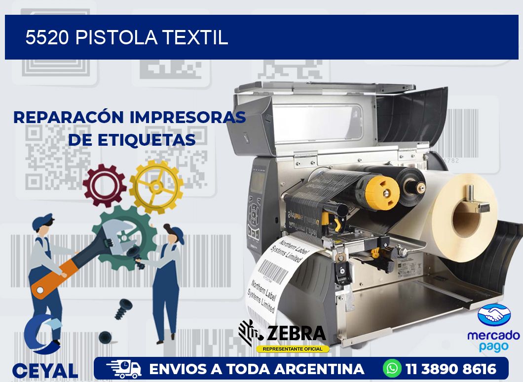 5520 PISTOLA TEXTIL