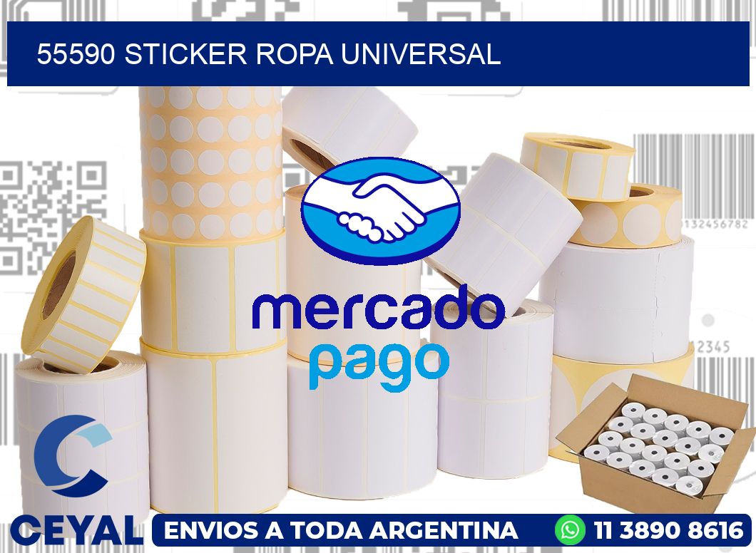 55590 STICKER ROPA UNIVERSAL