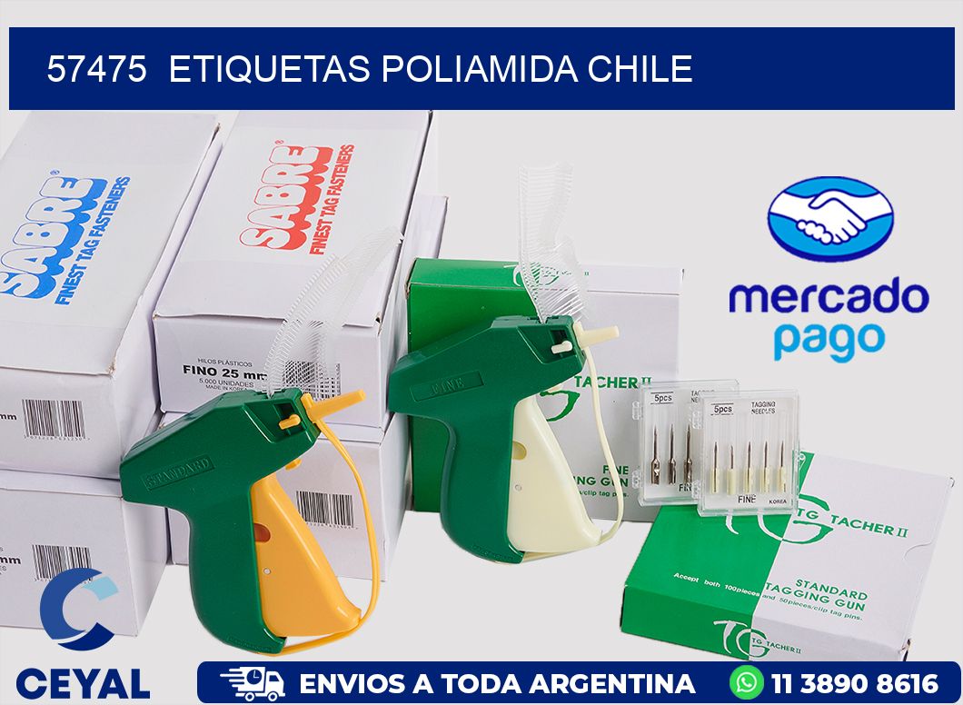 57475  ETIQUETAS POLIAMIDA CHILE