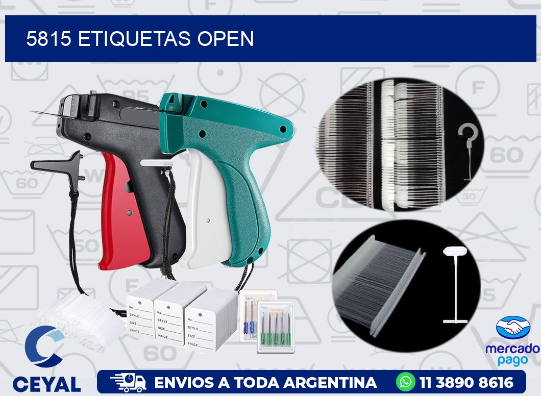5815 ETIQUETAS OPEN