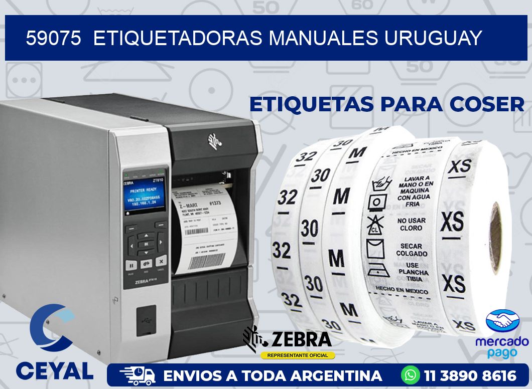 59075 ETIQUETADORAS MANUALES URUGUAY