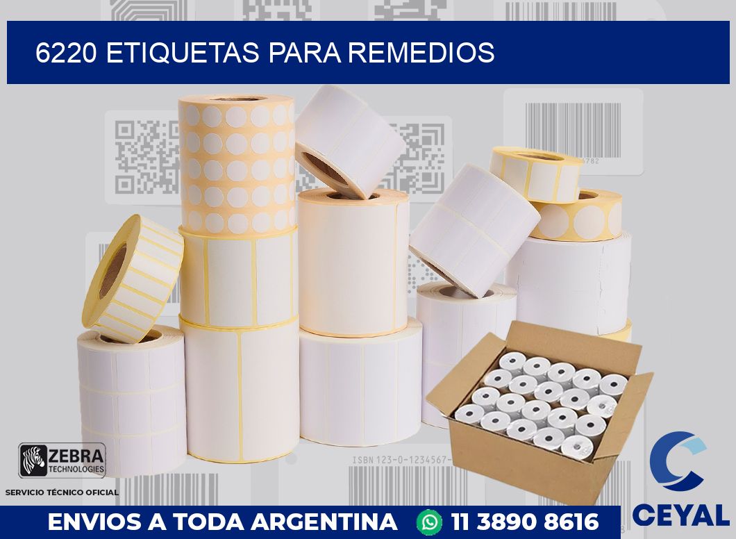 6220 ETIQUETAS PARA REMEDIOS
