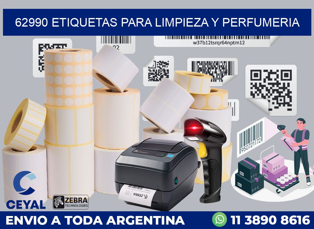 62990 ETIQUETAS PARA LIMPIEZA Y PERFUMERIA