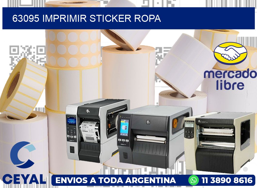63095 IMPRIMIR STICKER ROPA