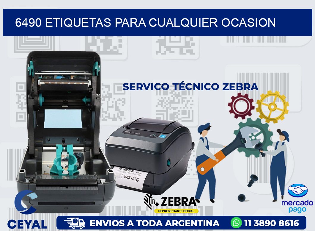 6490 ETIQUETAS PARA CUALQUIER OCASION