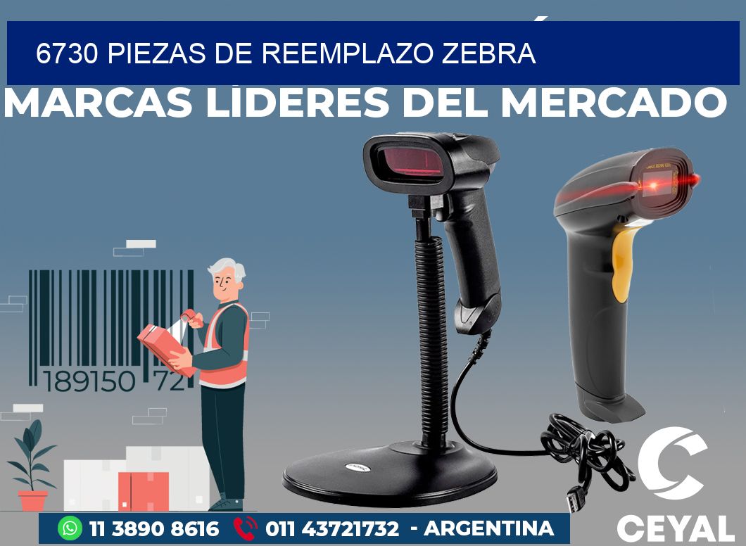 6730 PIEZAS DE REEMPLAZO ZEBRA