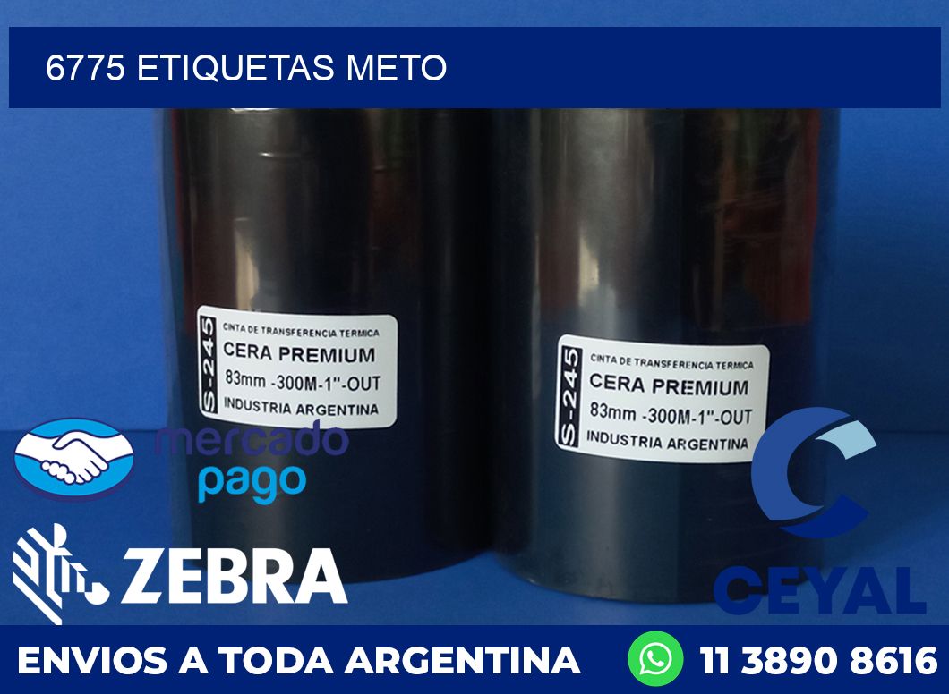 6775 ETIQUETAS METO