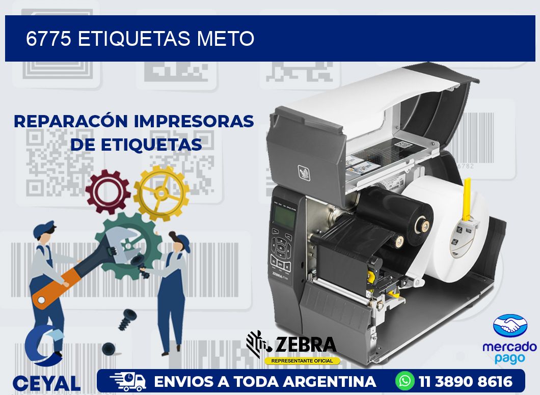 6775 ETIQUETAS METO