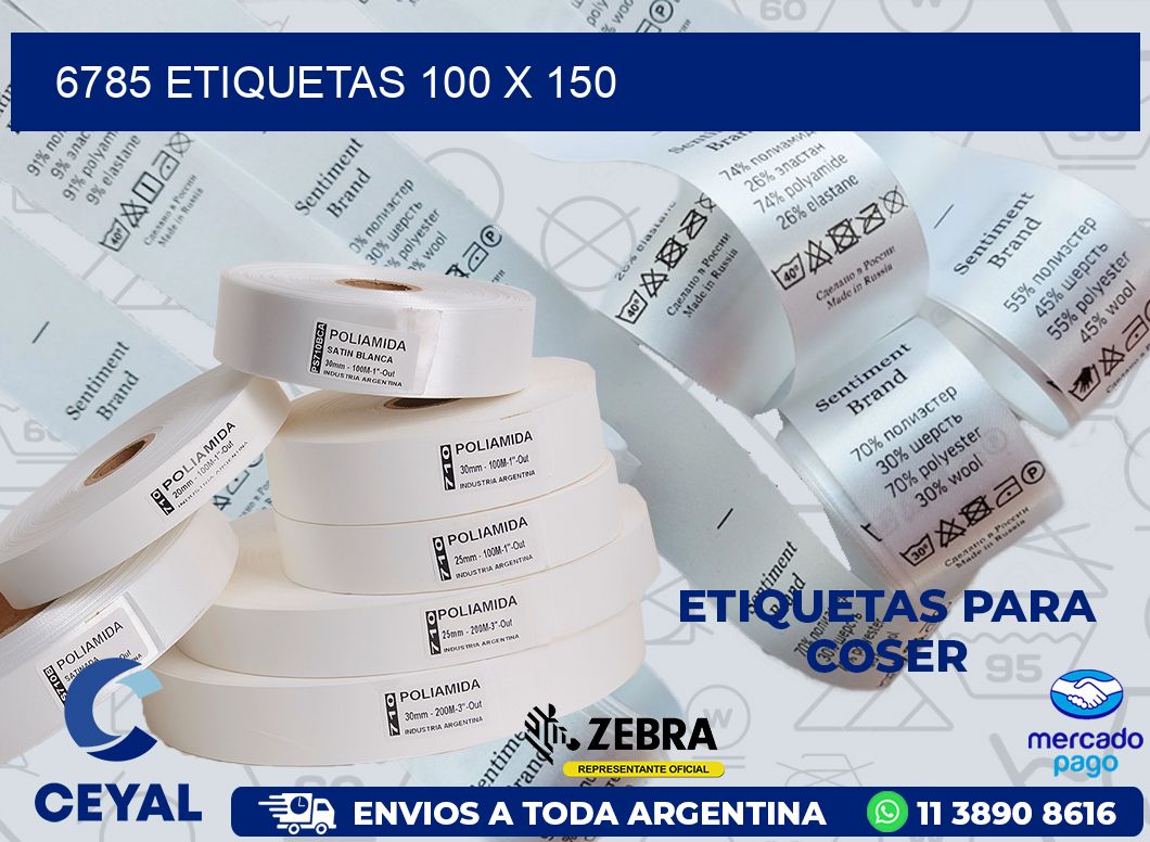 6785 ETIQUETAS 100 X 150