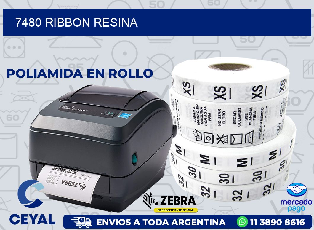 7480 RIBBON RESINA