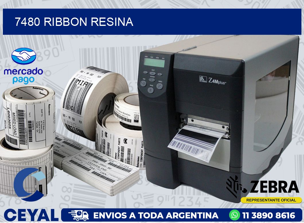 7480 RIBBON RESINA