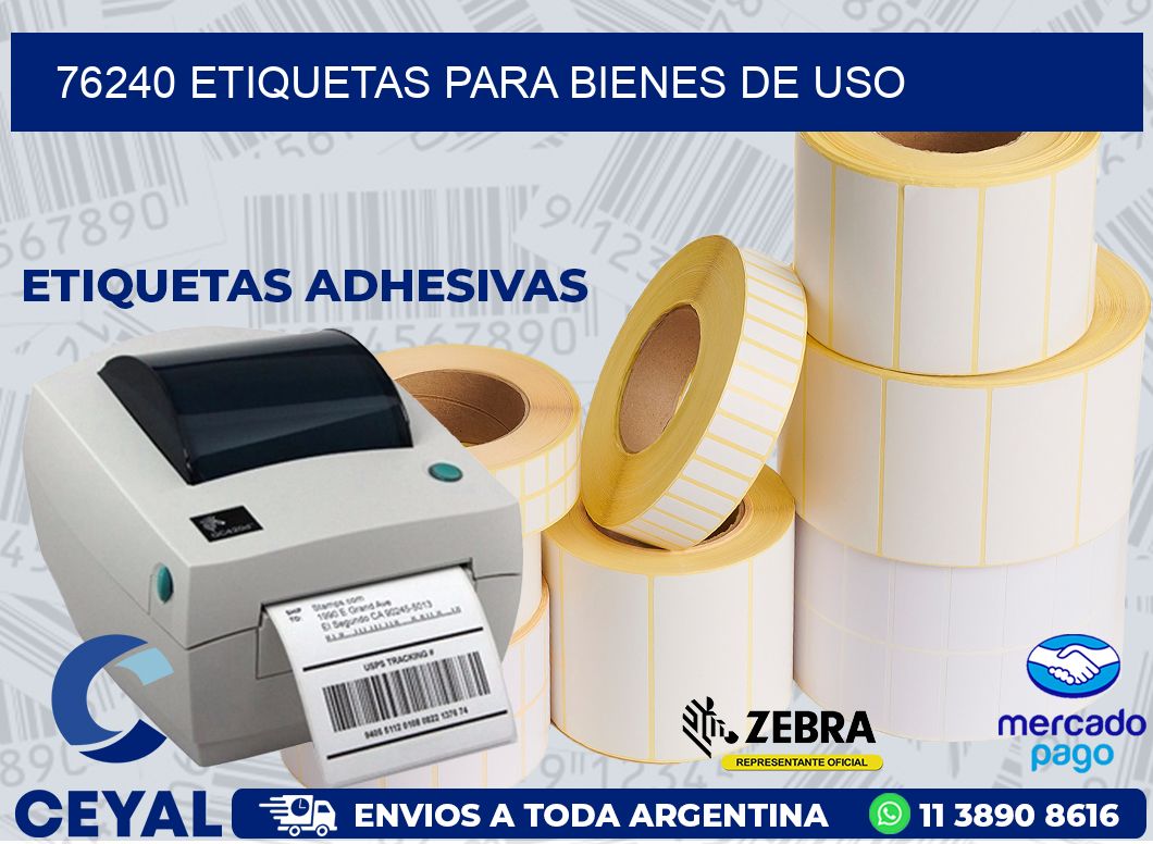 76240 ETIQUETAS PARA BIENES DE USO