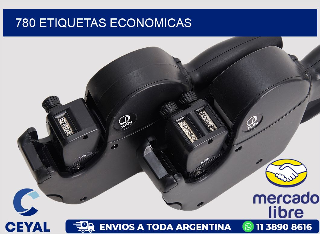 780 ETIQUETAS ECONOMICAS