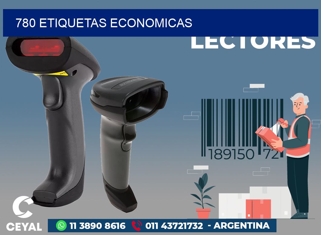 780 ETIQUETAS ECONOMICAS