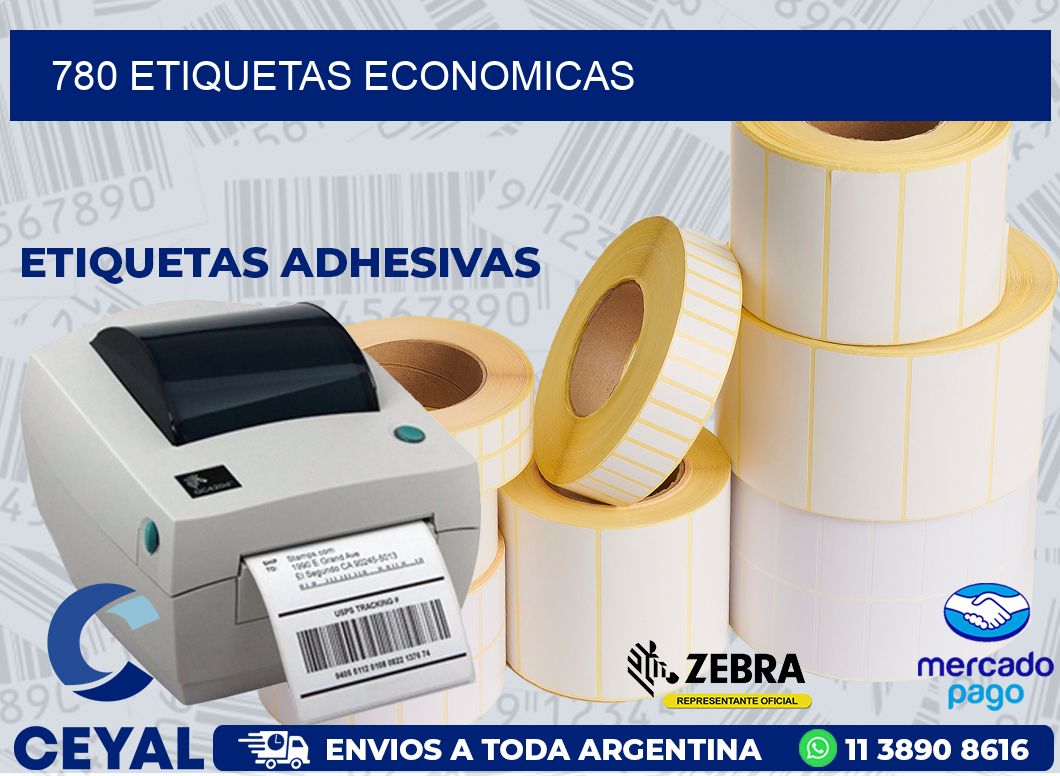 780 ETIQUETAS ECONOMICAS