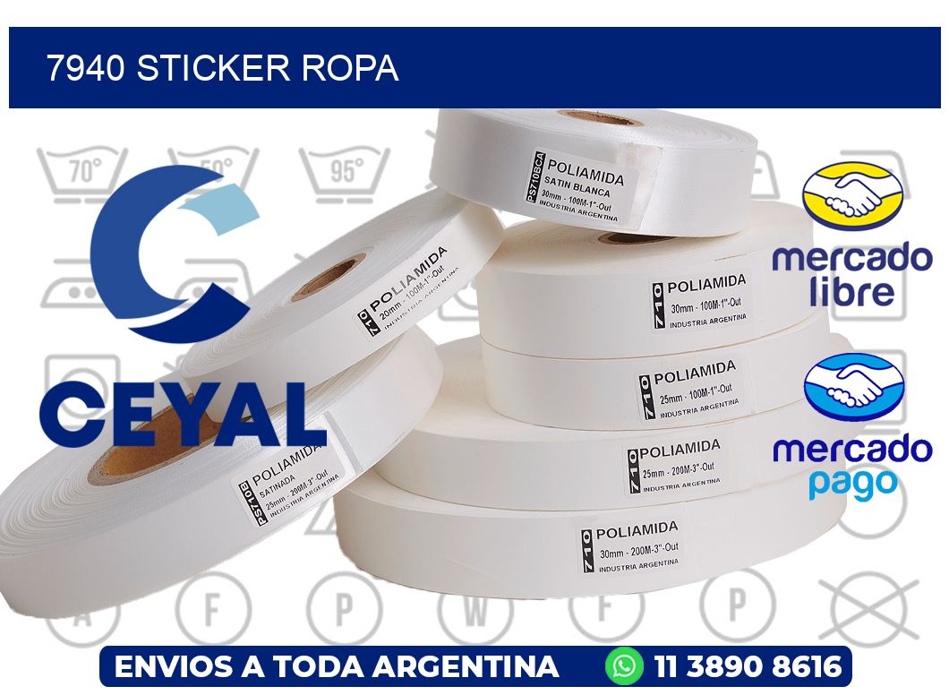 7940 STICKER ROPA