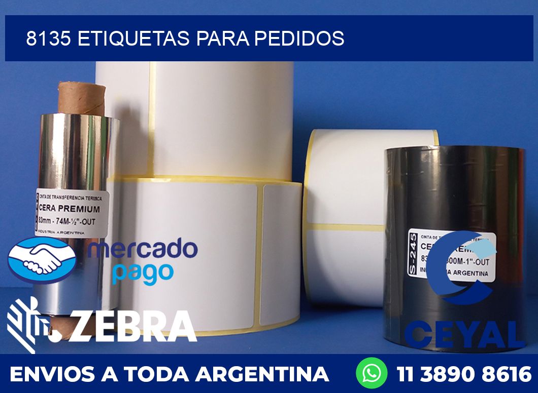 8135 ETIQUETAS PARA PEDIDOS