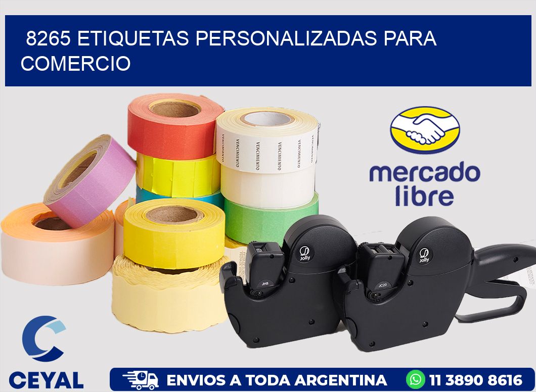 8265 ETIQUETAS PERSONALIZADAS PARA COMERCIO