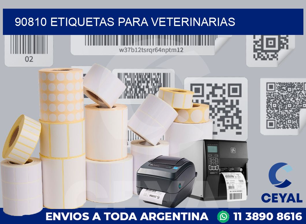 90810 ETIQUETAS PARA VETERINARIAS