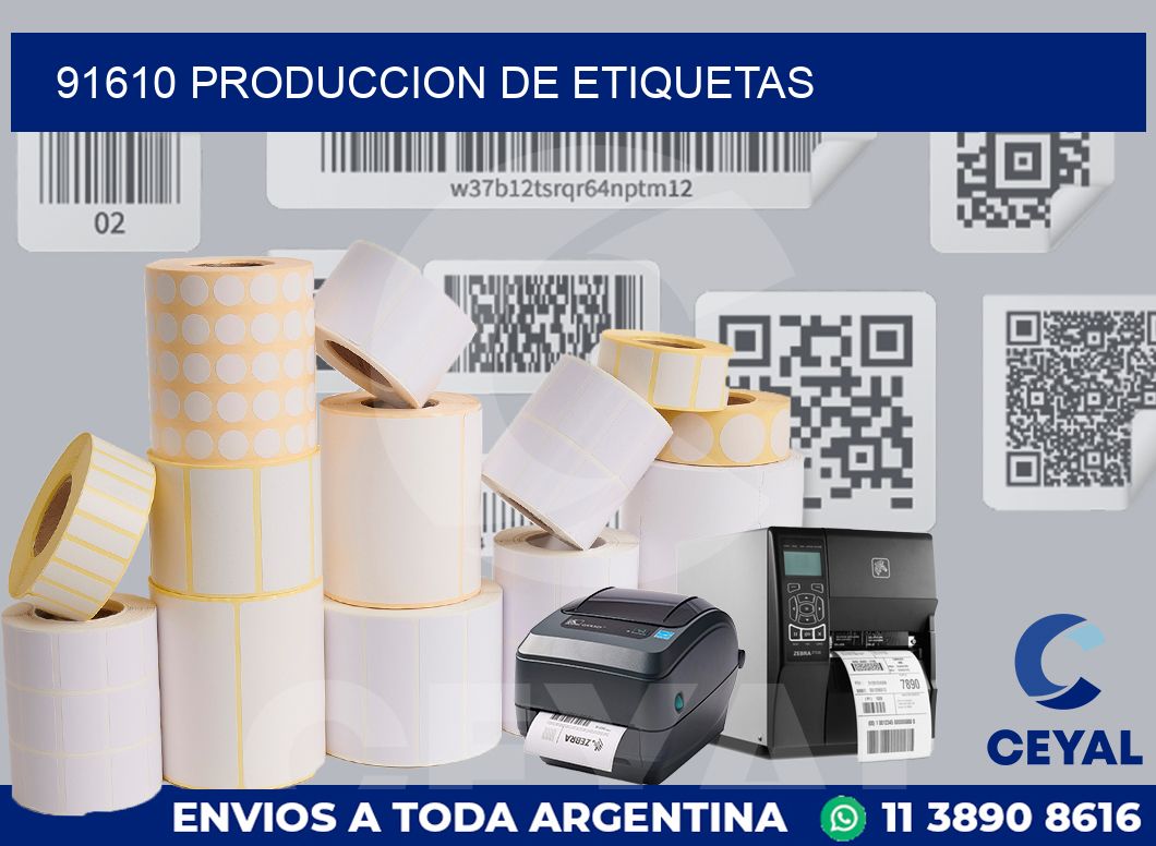 91610 PRODUCCION DE ETIQUETAS