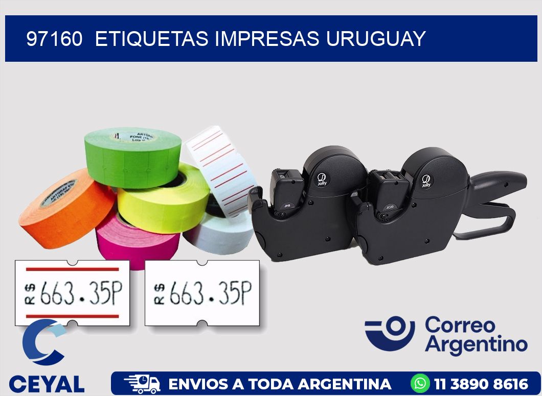 97160  ETIQUETAS IMPRESAS URUGUAY