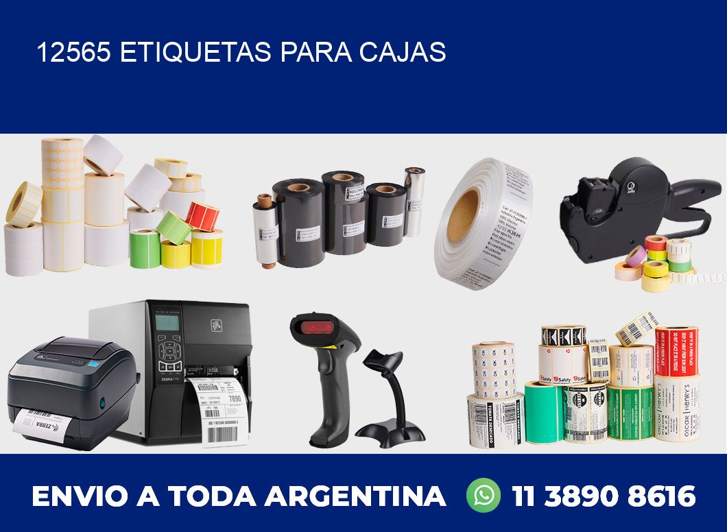 12565 ETIQUETAS PARA CAJAS