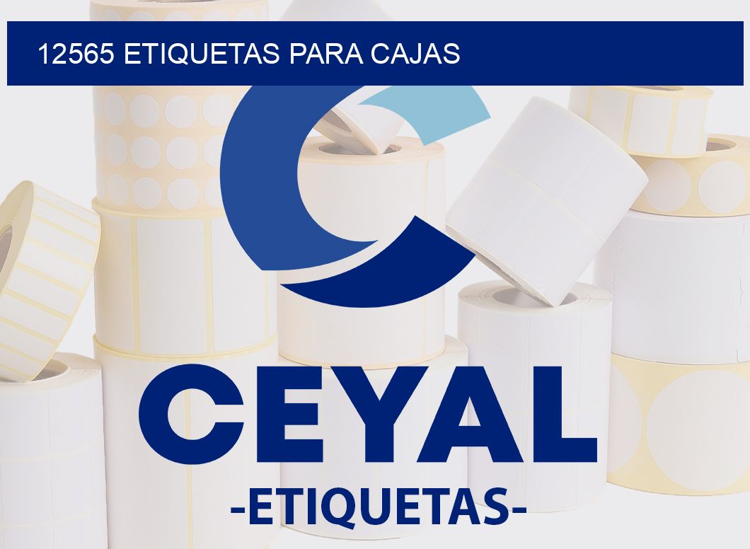 12565 ETIQUETAS PARA CAJAS