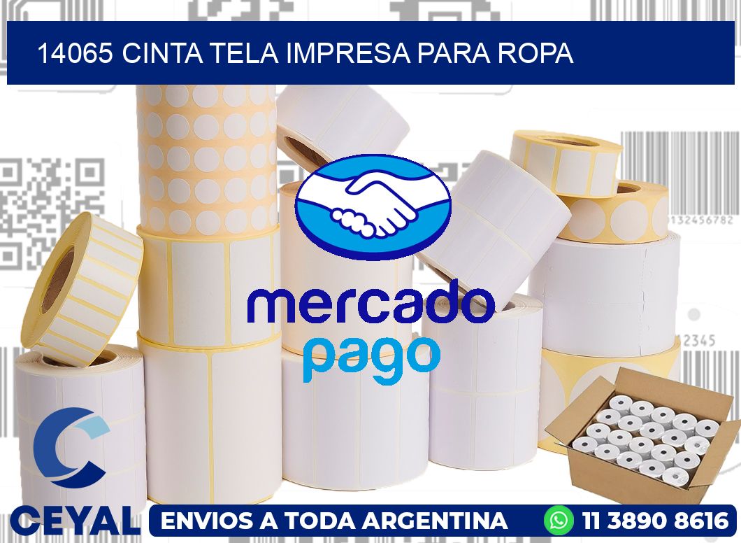 14065 CINTA TELA IMPRESA PARA ROPA