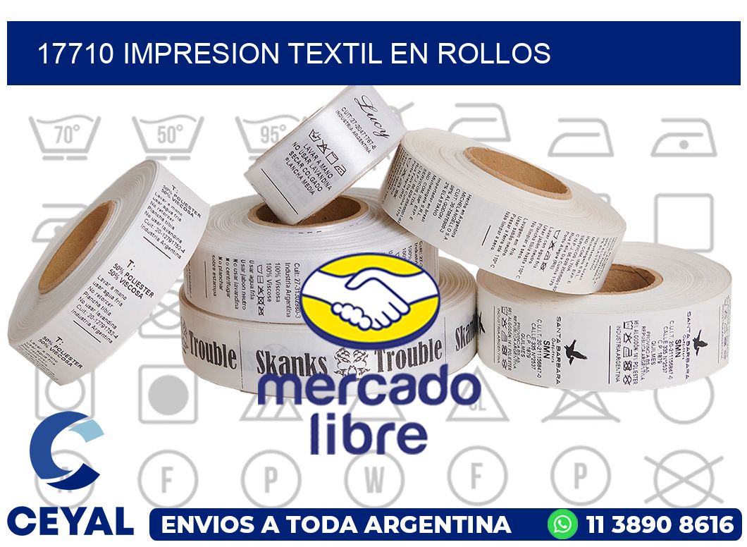 17710 IMPRESION TEXTIL EN ROLLOS