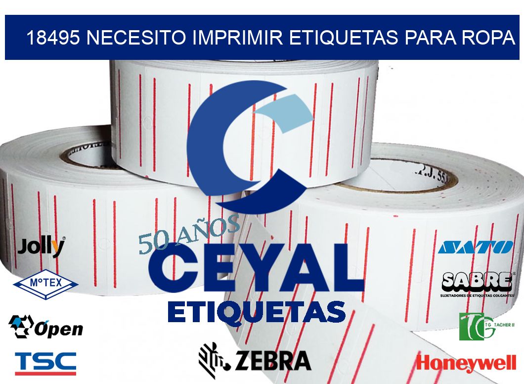 18495 NECESITO IMPRIMIR ETIQUETAS PARA ROPA