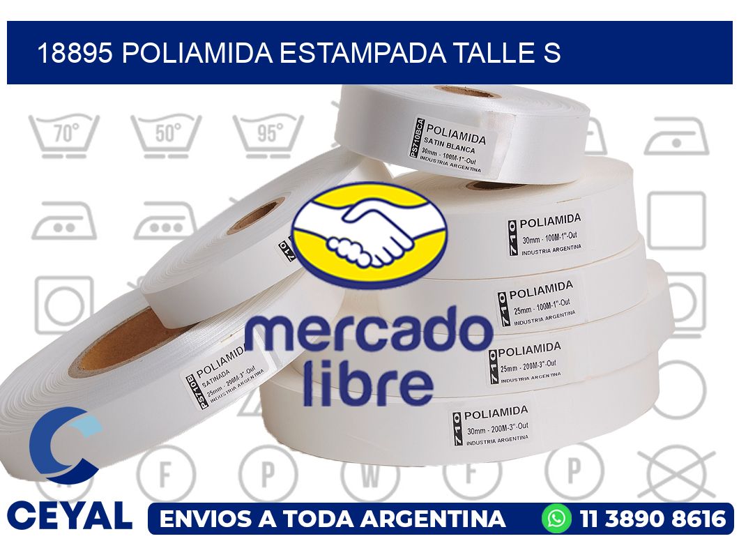 18895 POLIAMIDA ESTAMPADA TALLE S