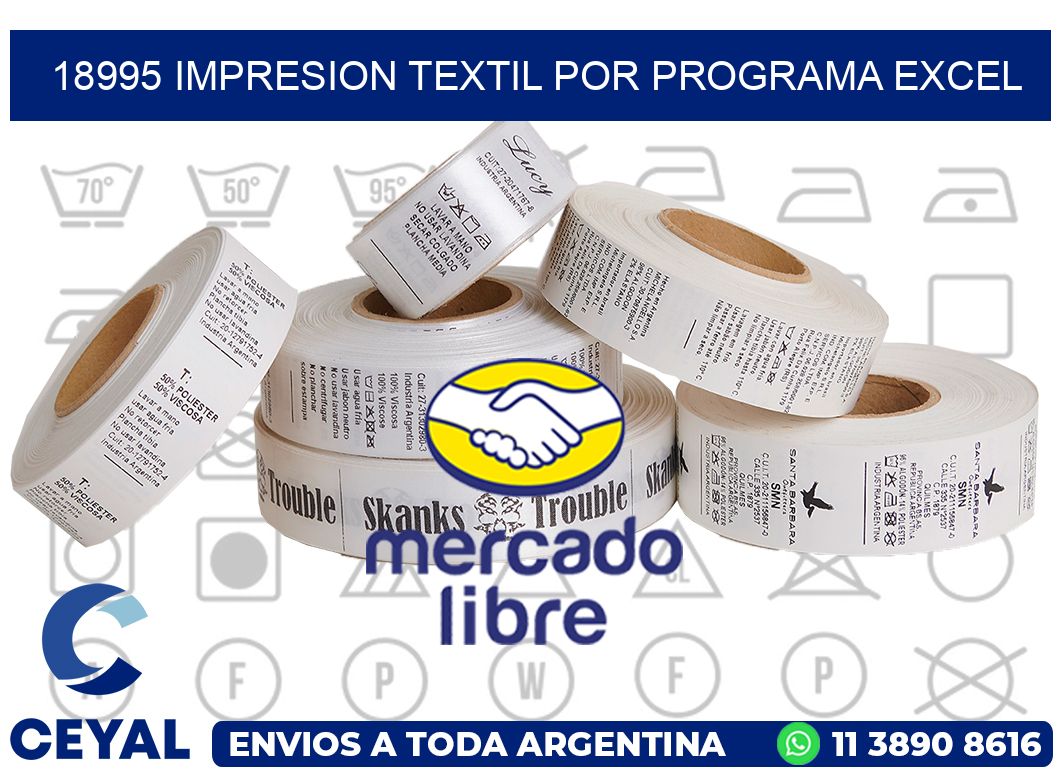 18995 IMPRESION TEXTIL POR PROGRAMA EXCEL