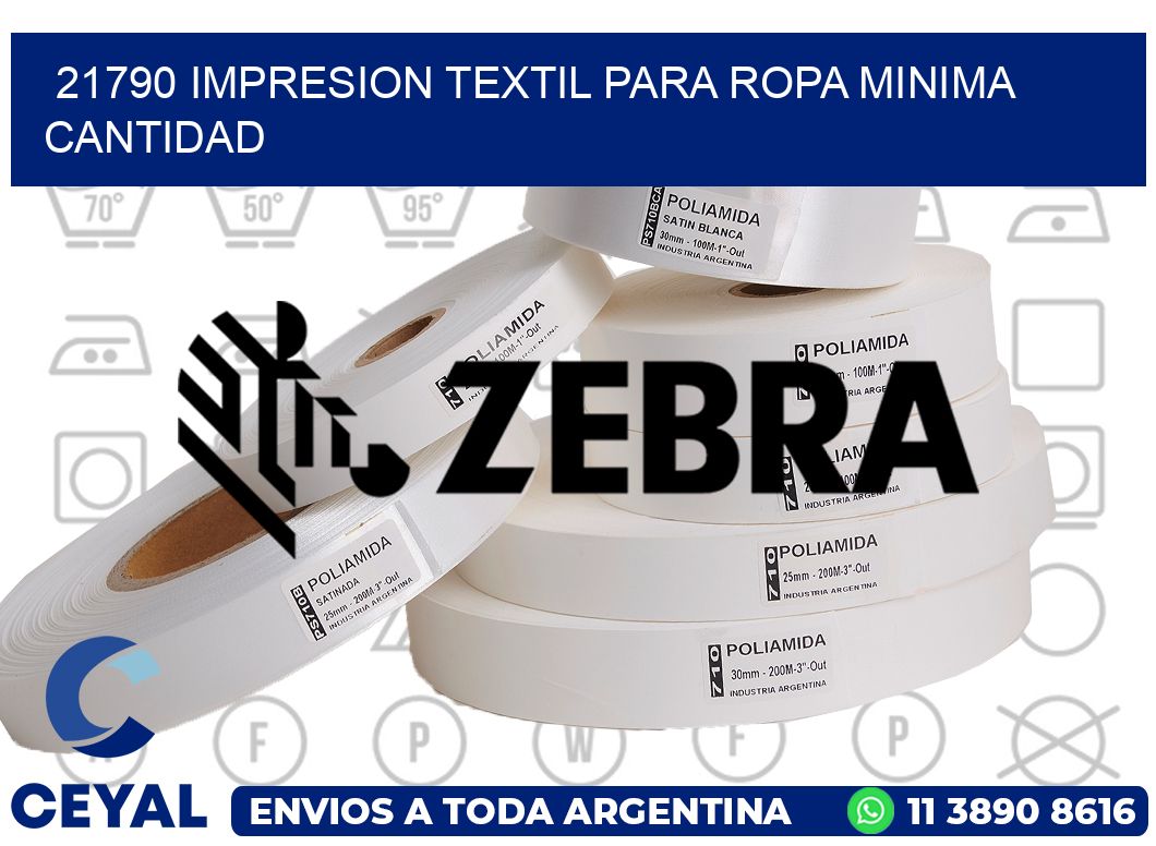 21790 IMPRESION TEXTIL PARA ROPA MINIMA CANTIDAD