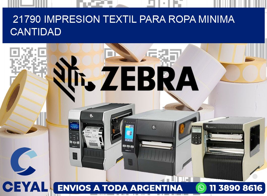 21790 IMPRESION TEXTIL PARA ROPA MINIMA CANTIDAD