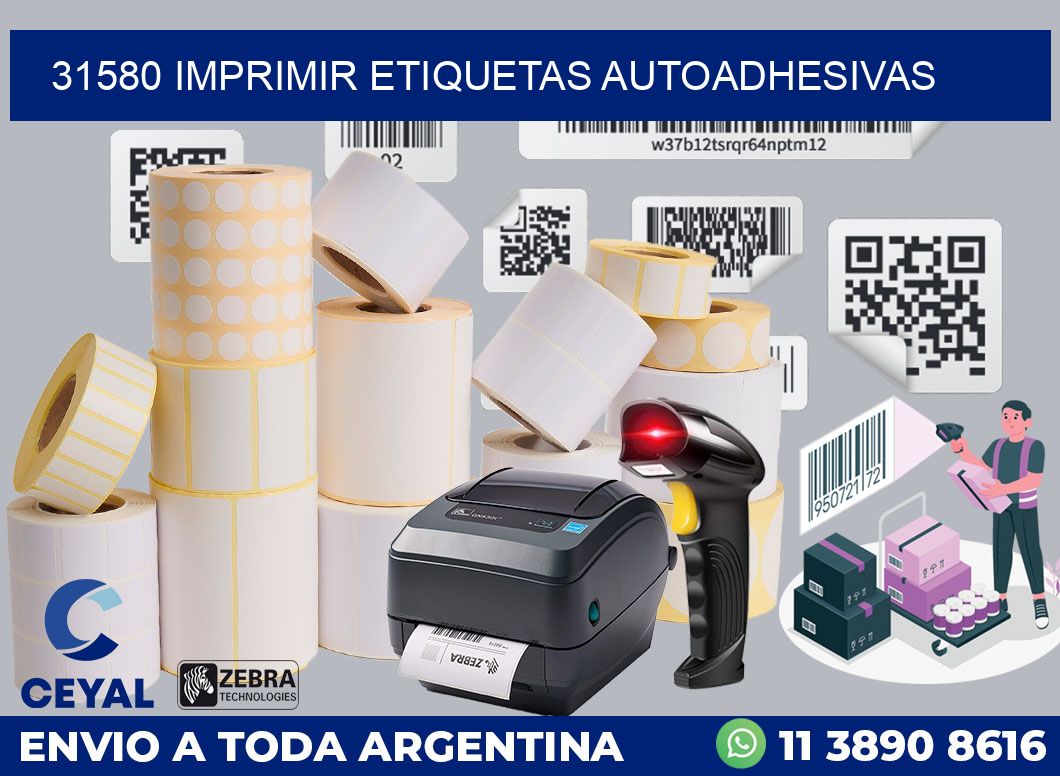 31580 IMPRIMIR ETIQUETAS AUTOADHESIVAS