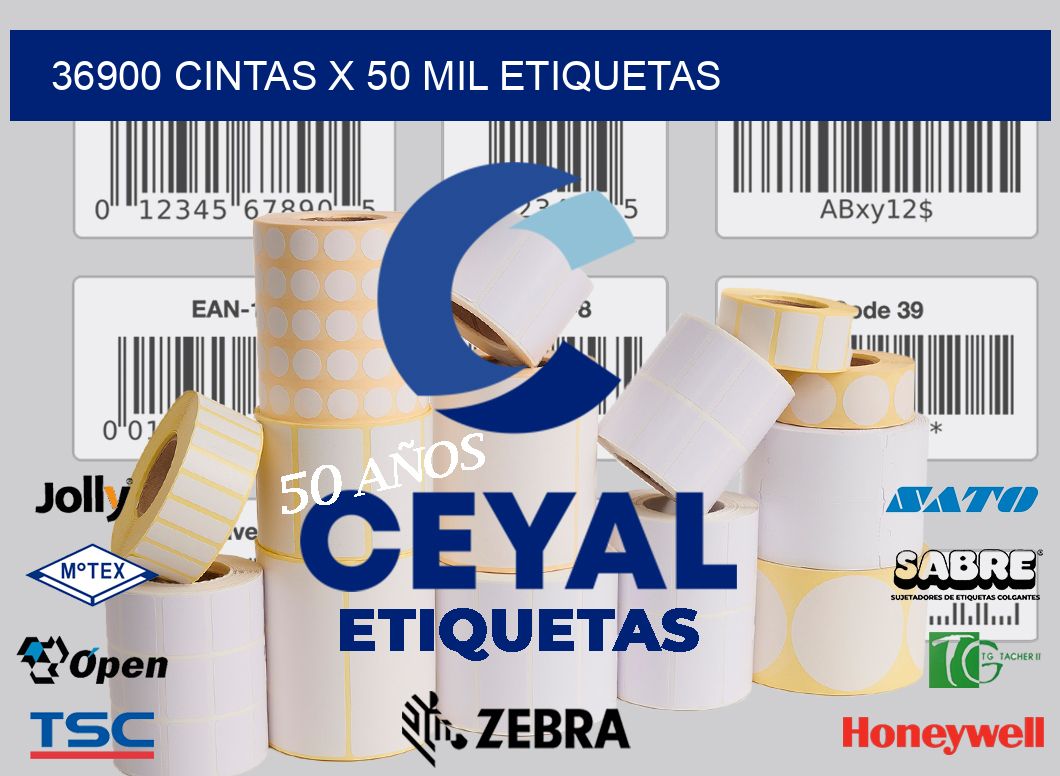 36900 cintas x 50 mil etiquetas