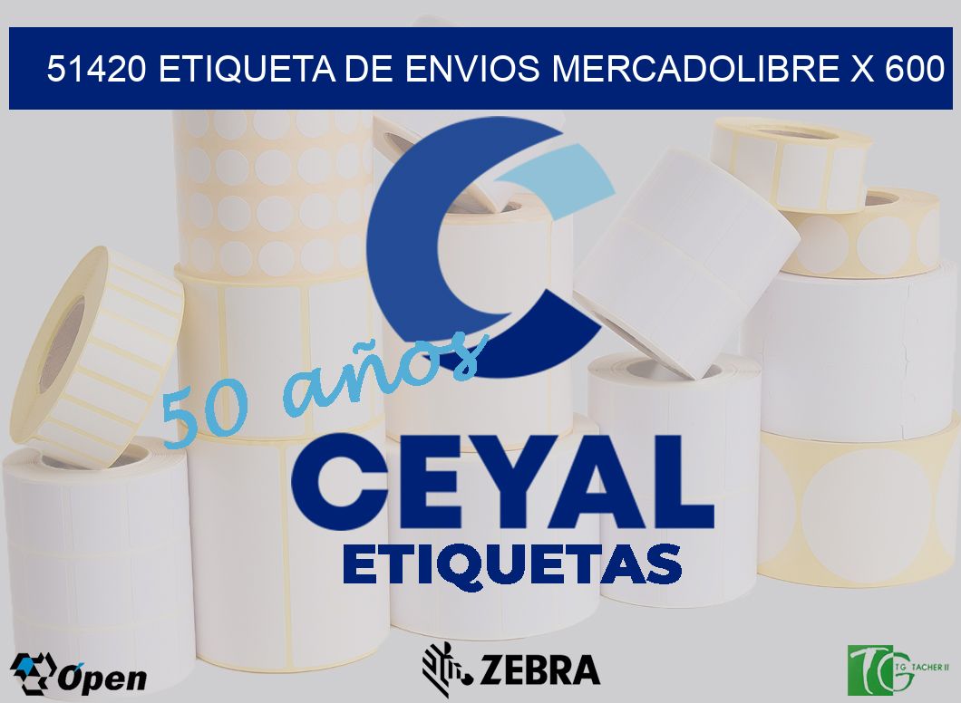 51420 etiqueta de envios mercadolibre x 600