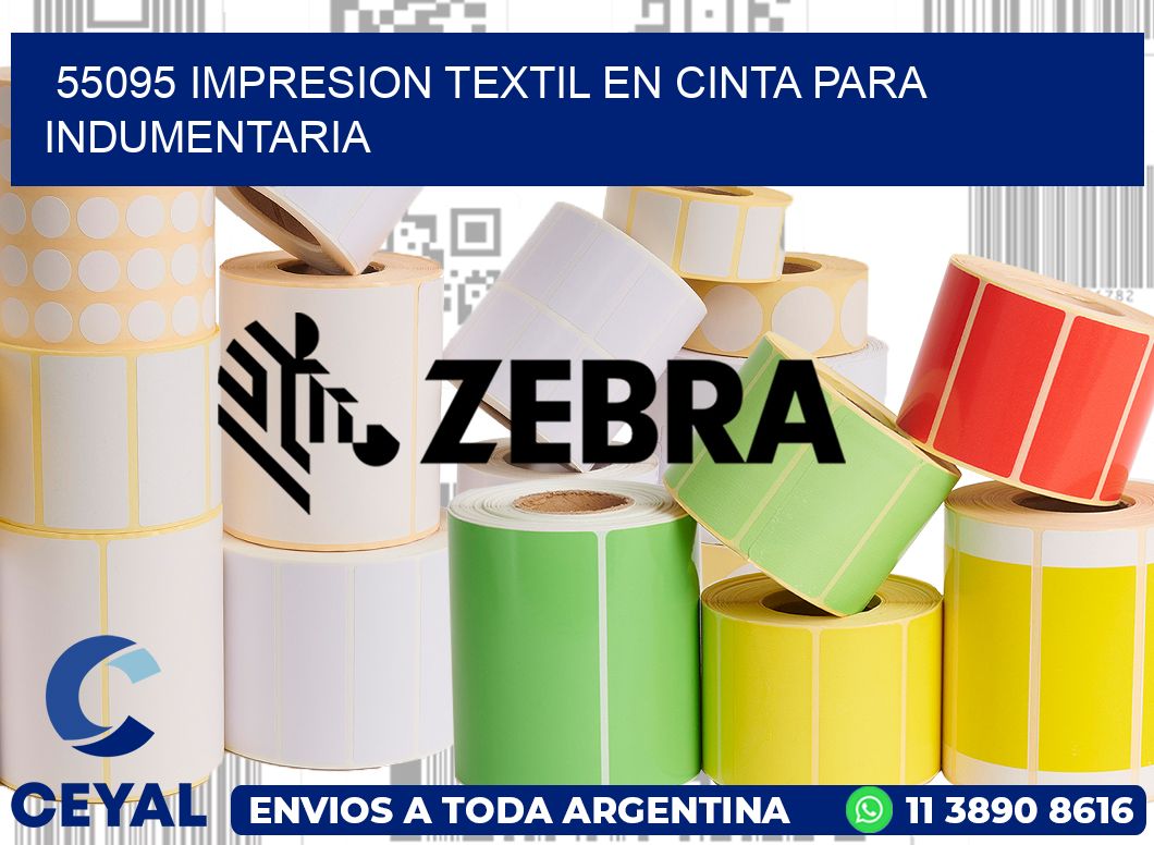 55095 IMPRESION TEXTIL EN CINTA PARA INDUMENTARIA